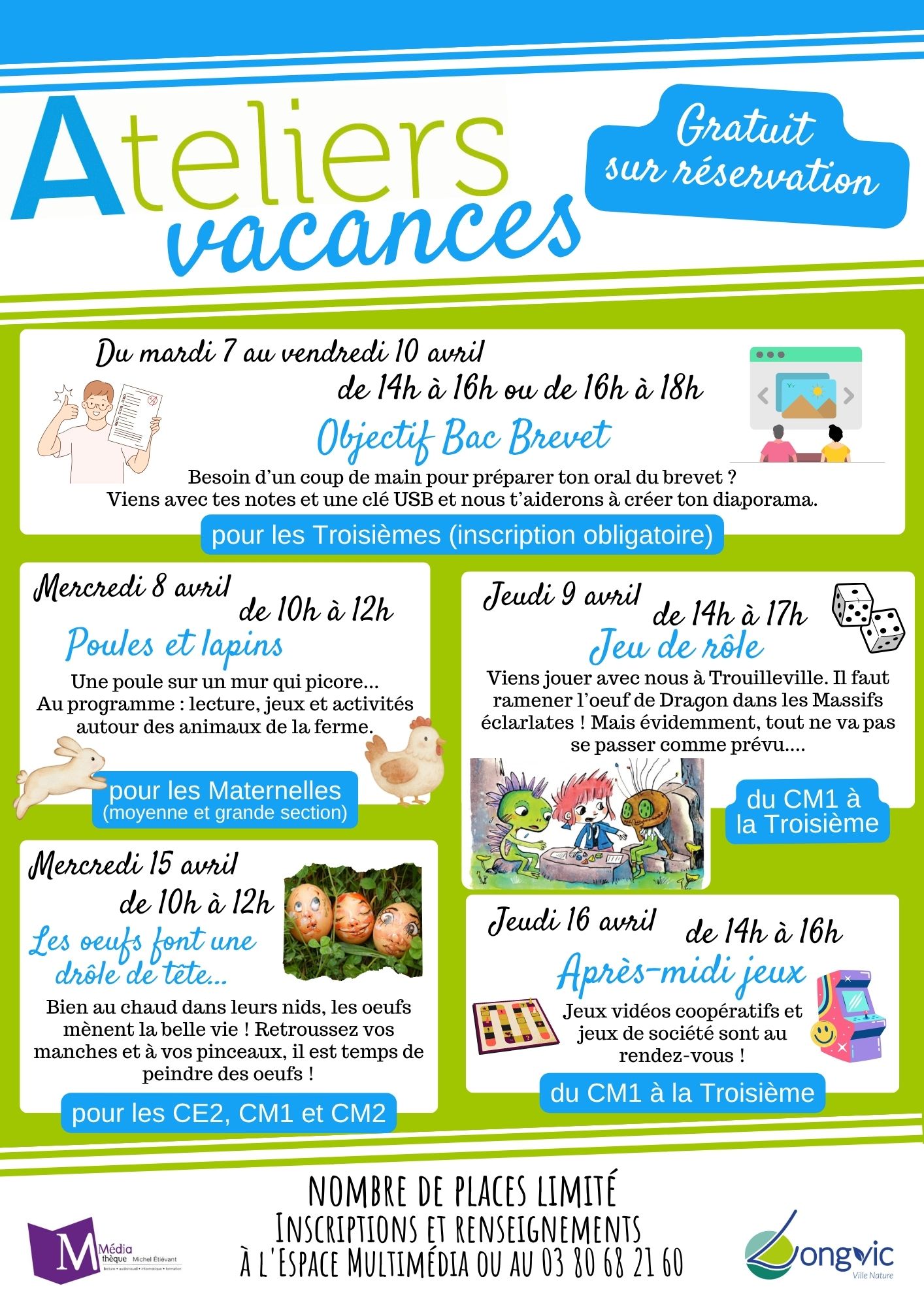 Atelier Vacances février
